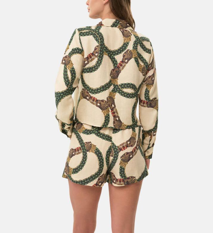 قميص سيلين ميستيك بصف أزرار