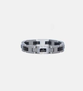 Stainless Steel Black-details Bracelet