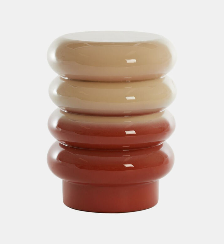 Light and Living Mirogi Segmented Table, Dark-orange, 30x40-cm, Packshot View