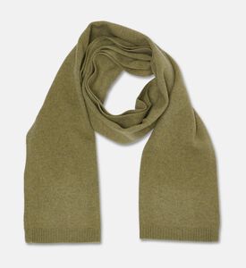 Galeries Lafayette Cashmere Knit Ribbed Scarf, Packshot View