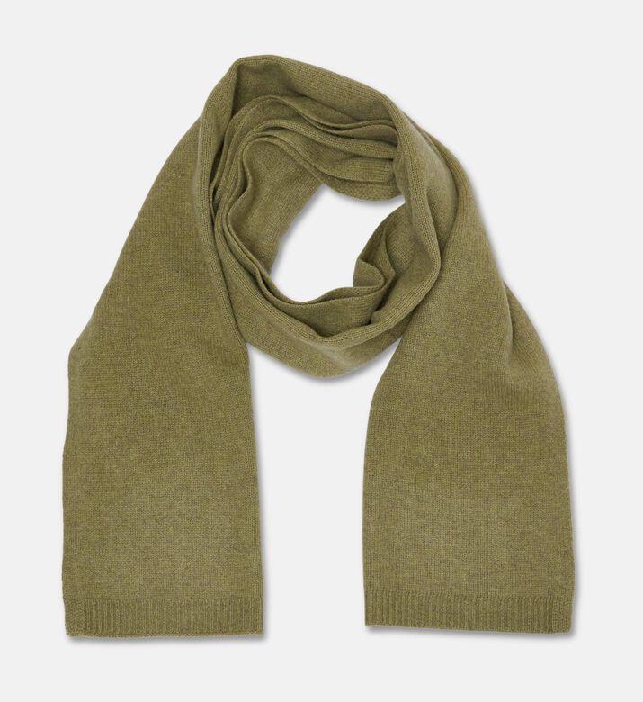 Galeries Lafayette Cashmere Knit Ribbed Scarf, Packshot View