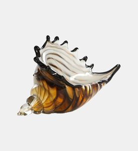 Glass Patterned Shell Ornament