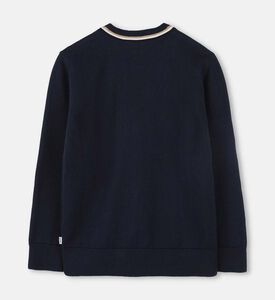 Embroidered Logo Long-sleeve Cardigan