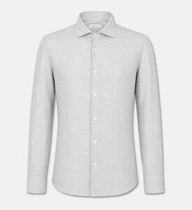 Tagliatore Linen-cotton Long-sleeve Shirt, Packshot View