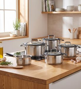 Rosle Silence Pro 5-piece Cookware Set, Model View