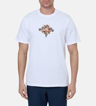Floral Embroidered T-shirt