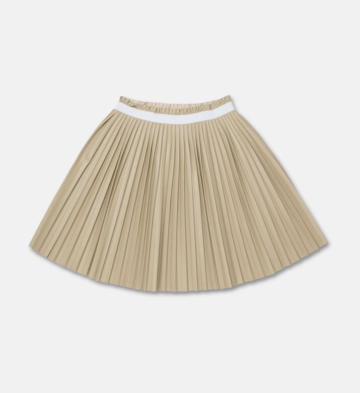 MM6 Elastic Waistband Pleated Skirt, Packshot View