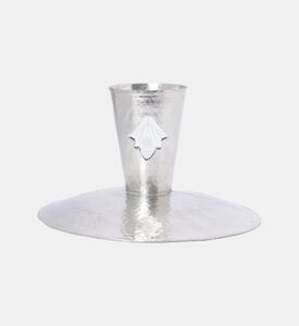 Hammered Metal Stand Platter Hammered Metal Stand Platter