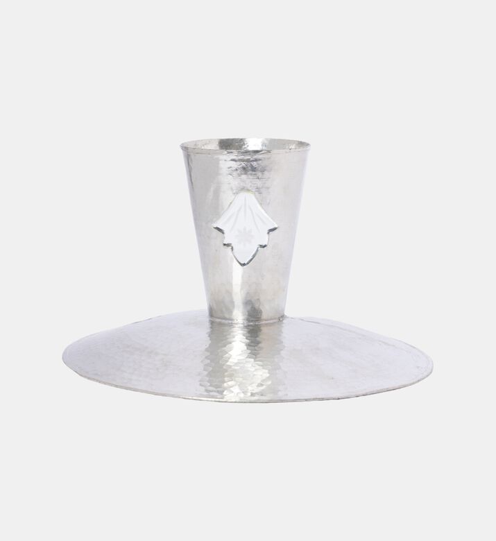 Hammered Metal Stand Platter Hammered Metal Stand Platter