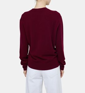 سترة إيلاريا صوف وكشمير بحلقة مجمعة