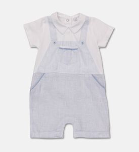 My First Collection Striped Long-sleeve Rompersuit, Packshot View