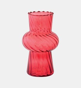 Easy Life Borosilicate Single-bulbous Vase, Red, Packshot View
