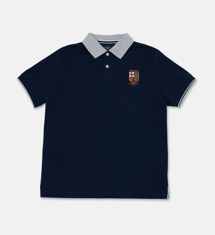 Hackett London Logo-embroidery Regular-fit Polo Shirt, Packshot View