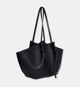 Yuzefi Mochi Suede Large Bag, Black, Packshot View