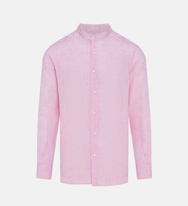 Maxwell Linen Mandarin Shirt