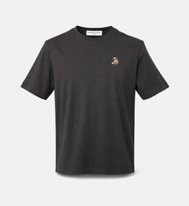 Maison Kitsune Embroidered Fox T-shirt, Black, M, Packshot View