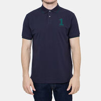 Embroidered Heritage Number Polo Shirt
