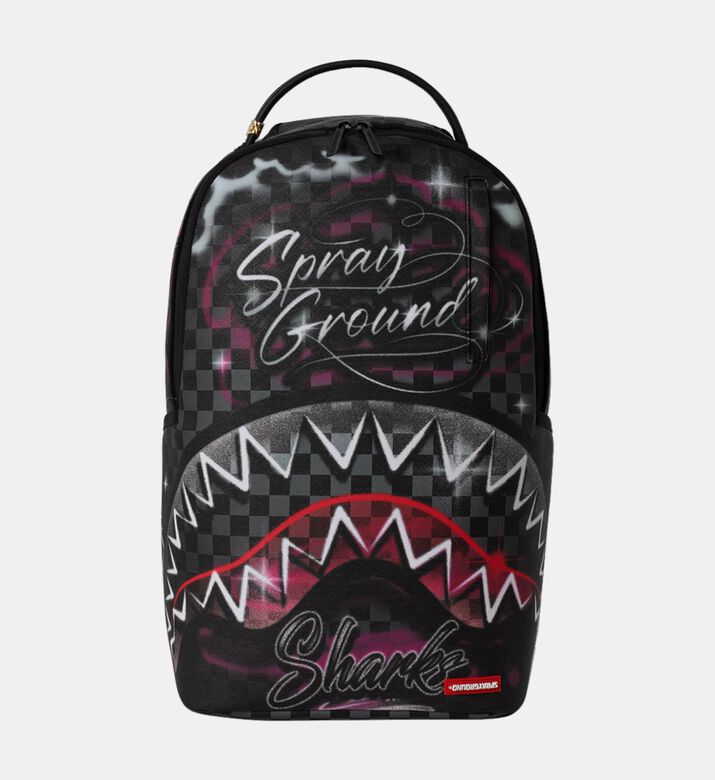 Sprayground Airbrused Shark Dlxsv Backpack, Packshot View