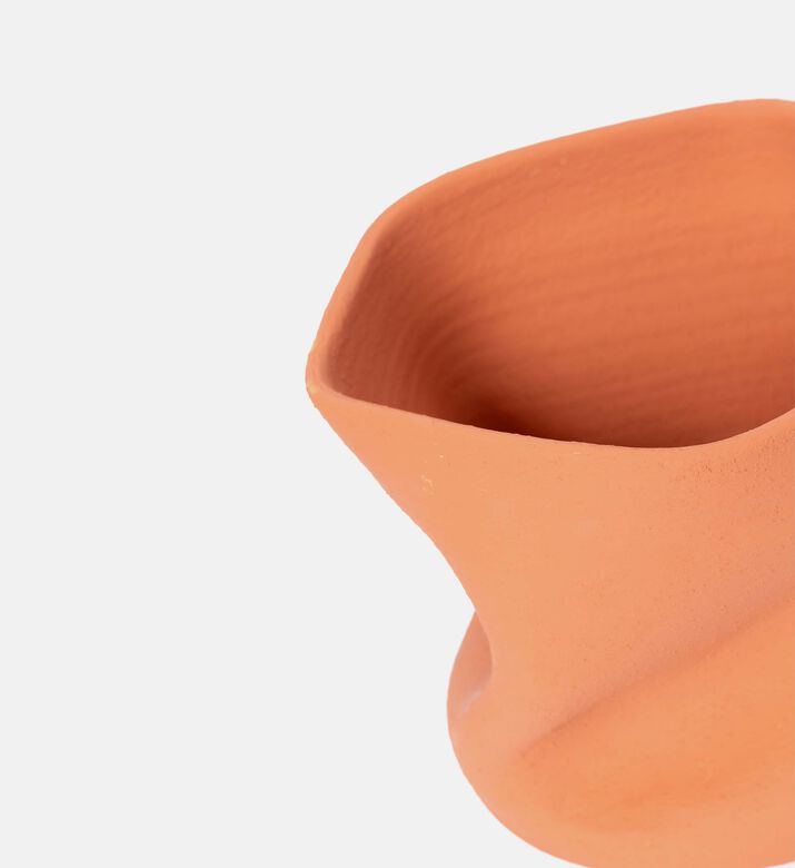 مزهرية كبيرة جدًا تيراكوتا بلاش