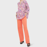 Wide Legged Cotton Trousers