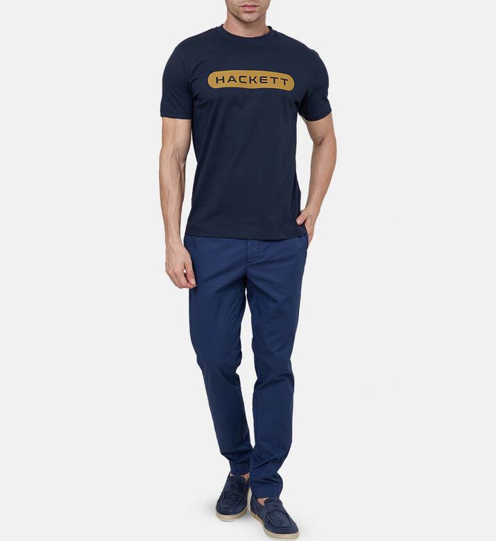 تيشيرت قطن بطبعة شعار