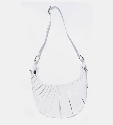 Patent Faux Leather Mini Petal Bag