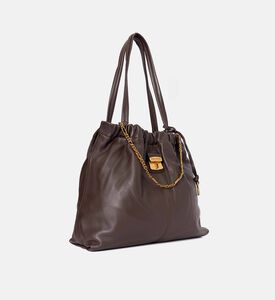 Marc Jacobs Lamb Leather Top Handle Tote Bag, Dark-brown, Packshot View
