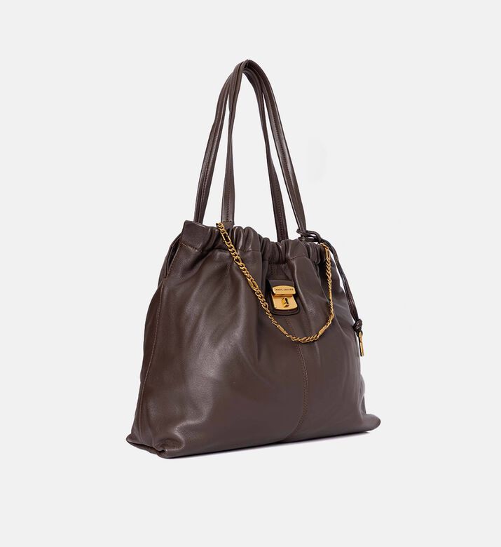 Marc Jacobs Lamb Leather Top Handle Tote Bag, Dark-brown, Packshot View