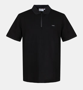 Thermo Tech Logo Collar Zip Polo