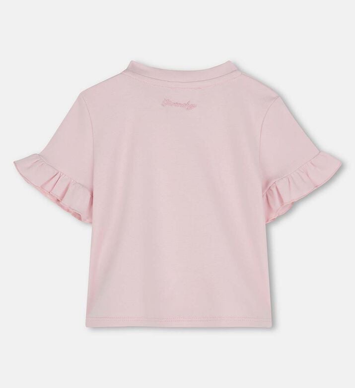 Floral Embroidered Applique T-shirt Floral Embroidered Applique T-shirt