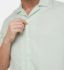 قميص ميرتيل منسوج بأكمام قصيرة