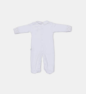 Pima Cotton Checkered Dungaree 4-piece Set