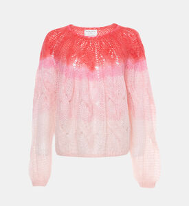 سترة محبوكة موهير مصبوغ