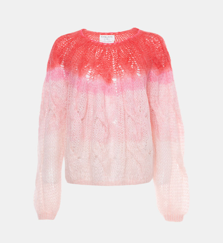 سترة محبوكة موهير مصبوغ