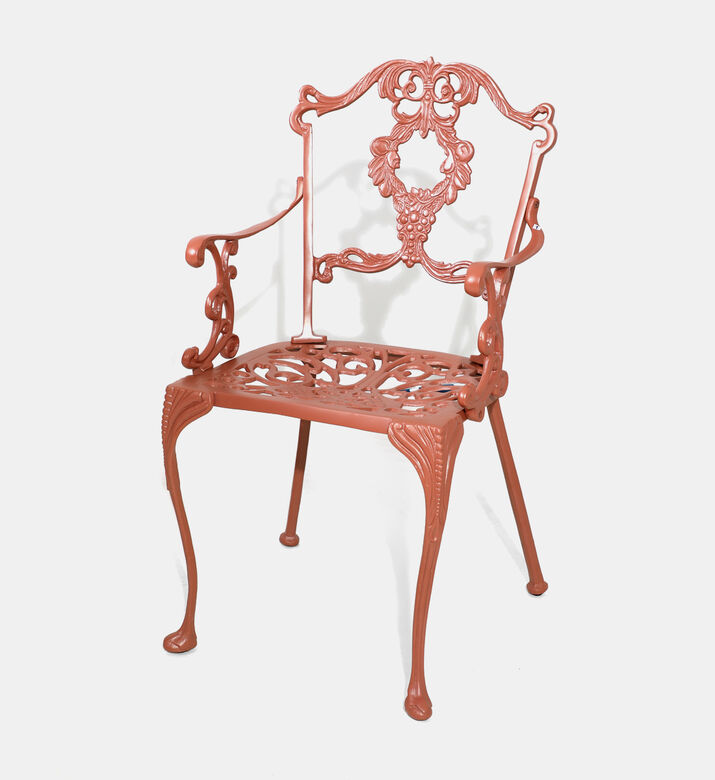 Grape Dining Table With 4 Chairs Red 90 X 70 Cm