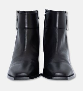 Albano Oversized Buckle Closure Boots, Black, Eu-41, Packshot View