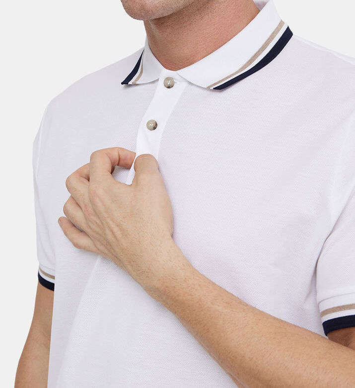 Cotton Three-plackets Polo Shirt