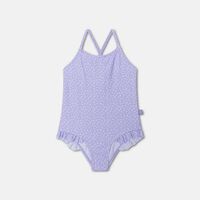 Lila Leopard-print Bathing Suit