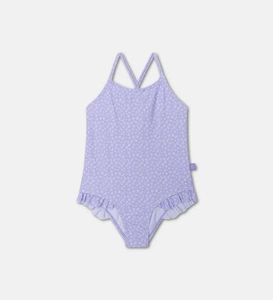 Lila Leopard-print Bathing Suit