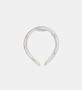 Moschino Headband With Heart Pattern