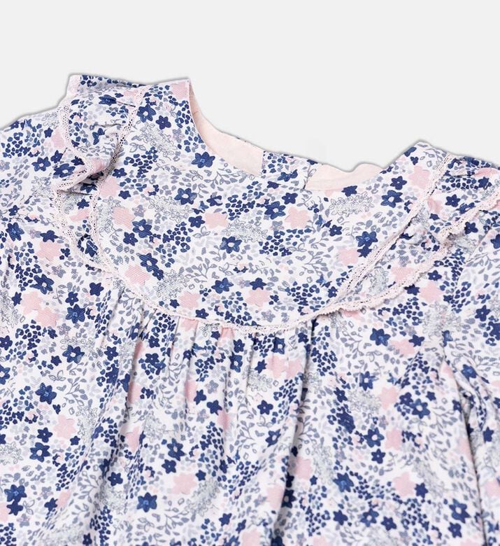 Tartine et Chocolat Floral-print Long-sleeve Blouse, Packshot View Tartine et Chocolat Floral-print Long-sleeve Blouse, Packshot View
