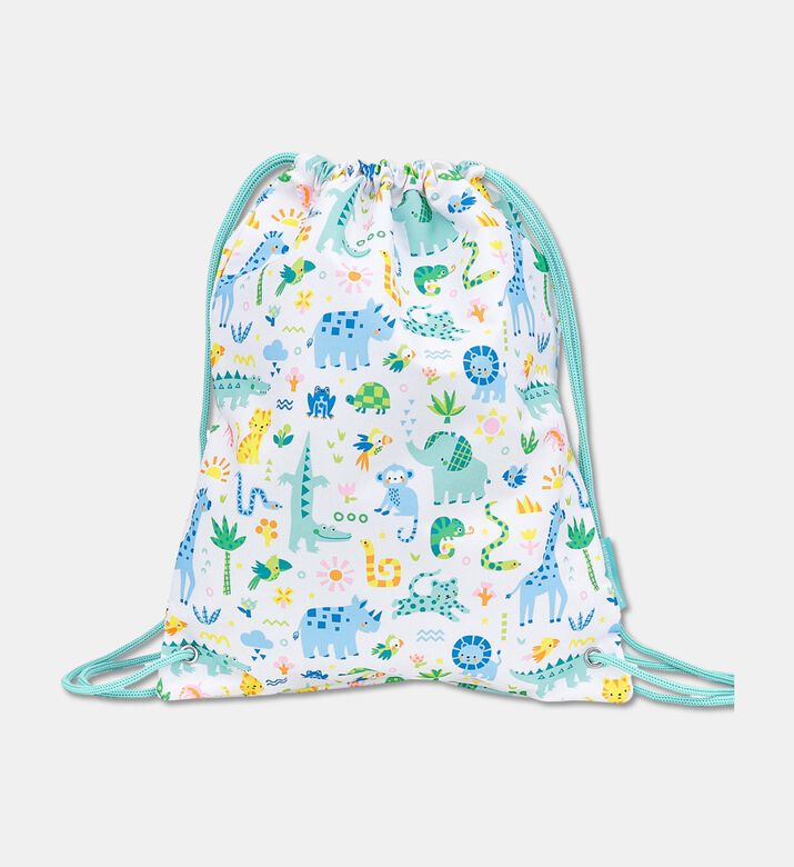 A Little Lovely Company Drawstring Bag - Jungle, Packshot View