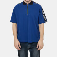 Zip-up Polo Shirt