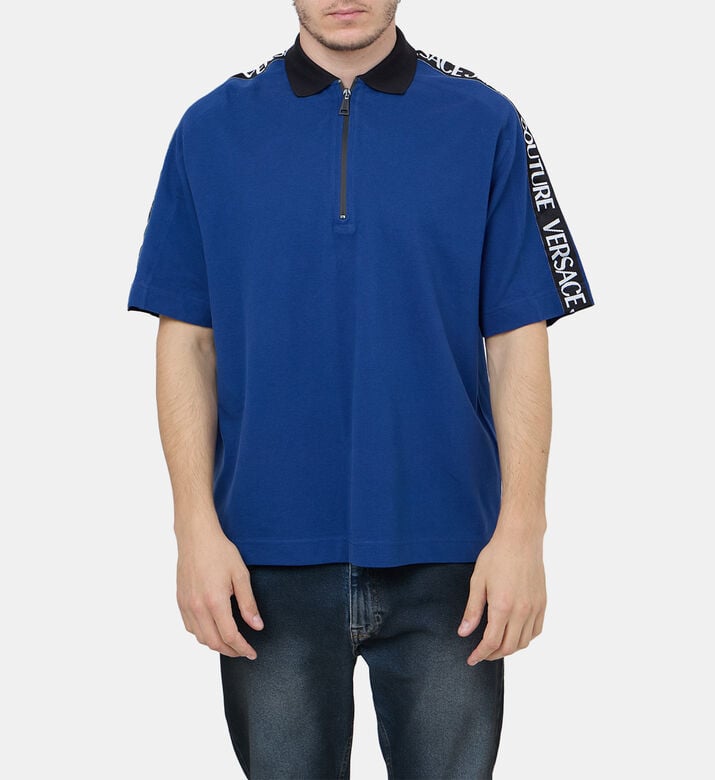 Zip-up Polo Shirt Zip-up Polo Shirt