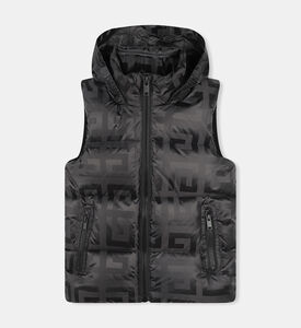 Logo Embroidered Puffer Vest
