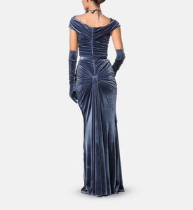Zeena Zaki Dress, Dark-blue, Xl, Model View