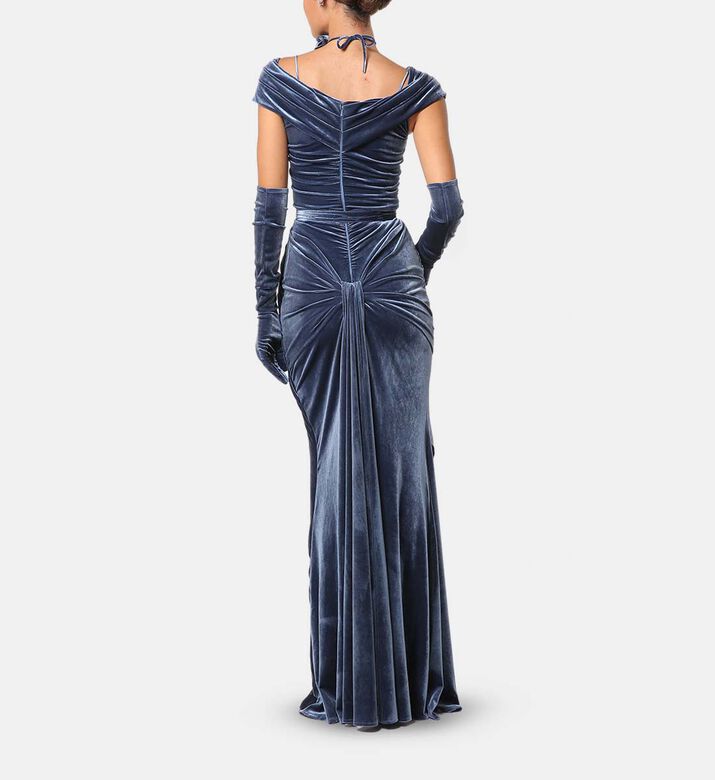 Zeena Zaki Dress, Dark-blue, Xl, Model View