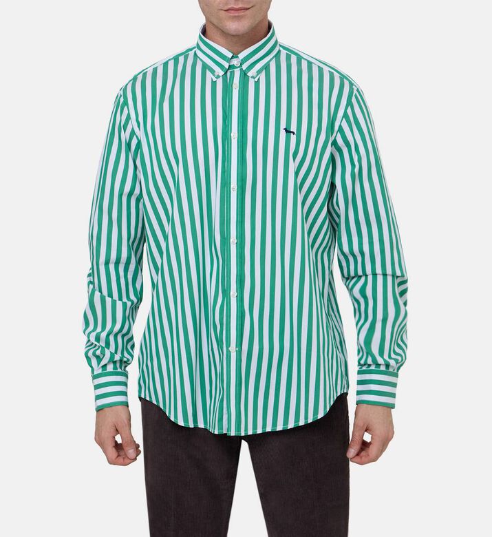 Casual Stripe-print Shirt