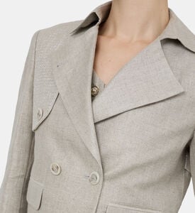 Sofia Cropped Trench Coat Jacket Sofia Cropped Trench Coat Jacket