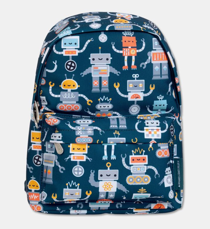 A Little Lovely Company Little Backpack Robots 30 Cm, Packshot View